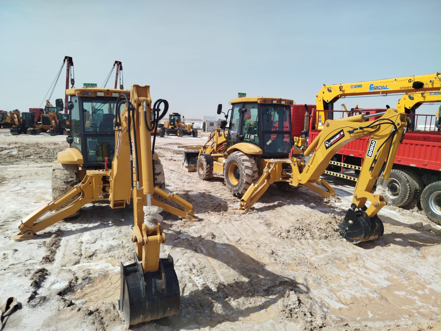 JCB site preparation and backfilling service Dubai